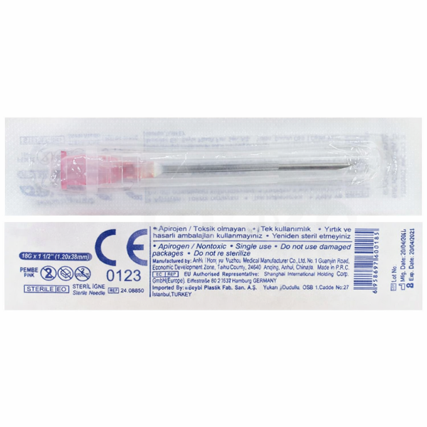 Beybi Enjektör İğne Ucu Pembe